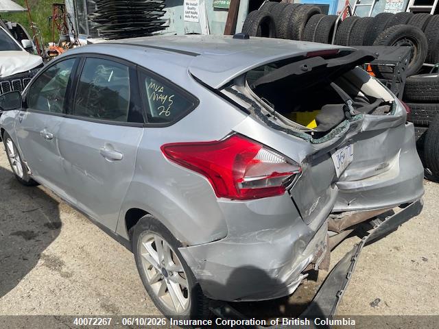 40072267 :رقم المزاد ، 1FADP3K20FL297068 vin ، 2015 Ford Focus مزاد بيع