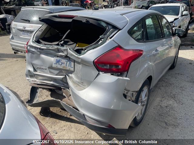 40072267 :رقم المزاد ، 1FADP3K20FL297068 vin ، 2015 Ford Focus مزاد بيع