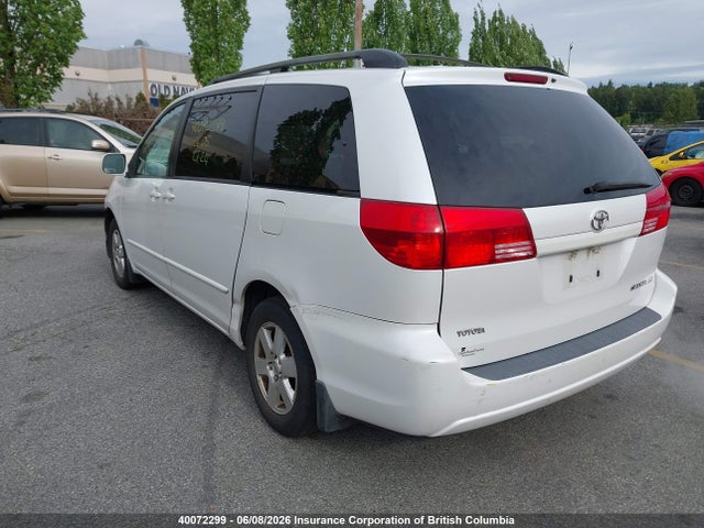 2004 Toyota Sienna Ce/le მანქანა იყიდება აუქციონზე, vin: 5TDZA23CX4S106934, აუქციონის ნომერი: 40072299