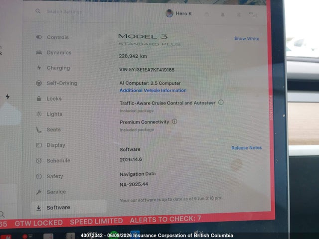 Tesla Model 3 Long Range/mid Range/standard Range/standard Range Plus 2019 5YJ3E1EA7KF419165 Image 7