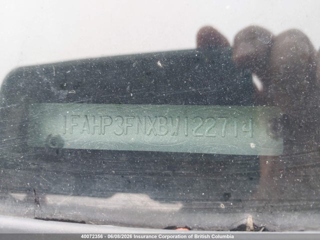 40072356 :رقم المزاد ، 1FAHP3FNXBW122714 vin ، 2011 Ford Focus مزاد بيع