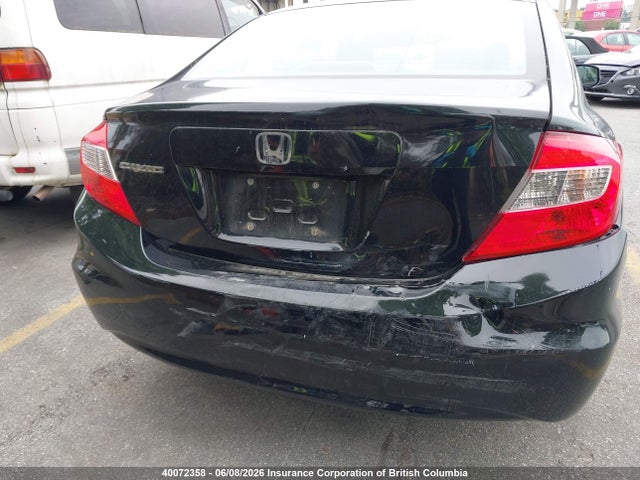 40072358 :رقم المزاد ، 2HGFB2F59CH039982 vin ، 2012 Honda Civic مزاد بيع