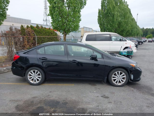 40072358 :رقم المزاد ، 2HGFB2F59CH039982 vin ، 2012 Honda Civic مزاد بيع