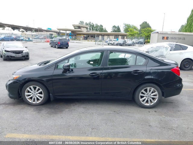 40072358 :رقم المزاد ، 2HGFB2F59CH039982 vin ، 2012 Honda Civic مزاد بيع