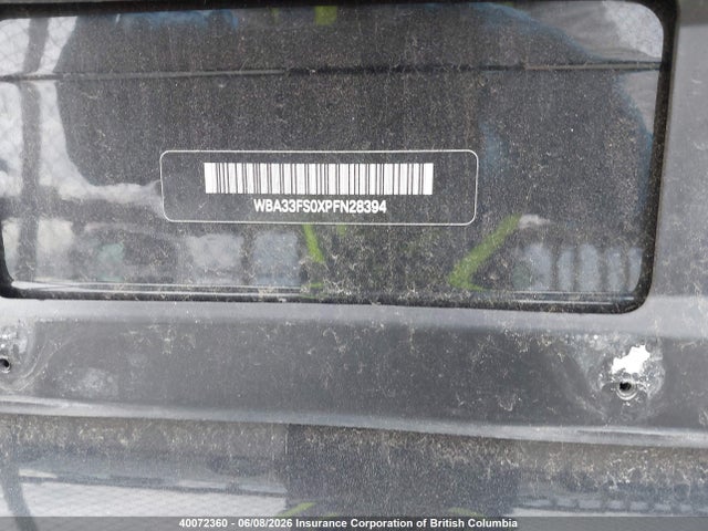 2023 Bmw 330e მანქანა იყიდება აუქციონზე, vin: WBA33FS0XPFN28394, აუქციონის ნომერი: 40072360