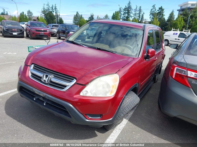 2003 Honda Cr-v Ex მანქანა იყიდება აუქციონზე, vin: JHLRD78913C818611, აუქციონის ნომერი: 40069760
