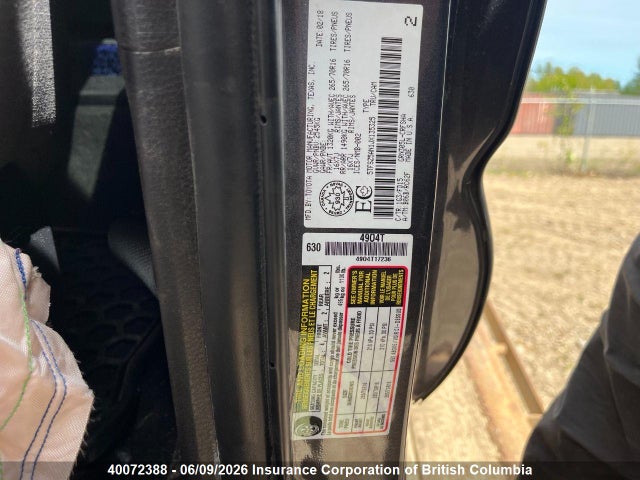 Aukcja sprzedaży 2018 Toyota Tacoma Access Cab/sr5/trd Spt/or, vin: 5TFSZ5AN1JX135325, numer aukcji: 40072388