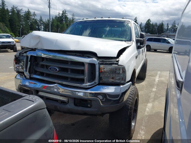 2004 Ford F350 Srw Super Duty მანქანა იყიდება აუქციონზე, vin: 1FTSW31P24EC58582, აუქციონის ნომერი: 40068910