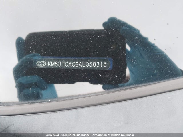 2010 Hyundai Tucson Gls მანქანა იყიდება აუქციონზე, vin: KM8JTCAC6AU058318, აუქციონის ნომერი: 40072423