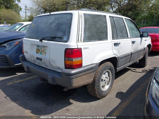 1994 Jeep Grand Cherokee Laredo მანქანა იყიდება აუქციონზე, vin: 1J4GZ58S9RC316199, აუქციონის ნომერი: 40065706