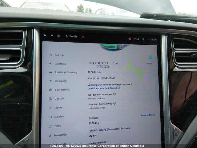 Tesla MODEL S 2017 5YJSA1E27HF209996 Image 16