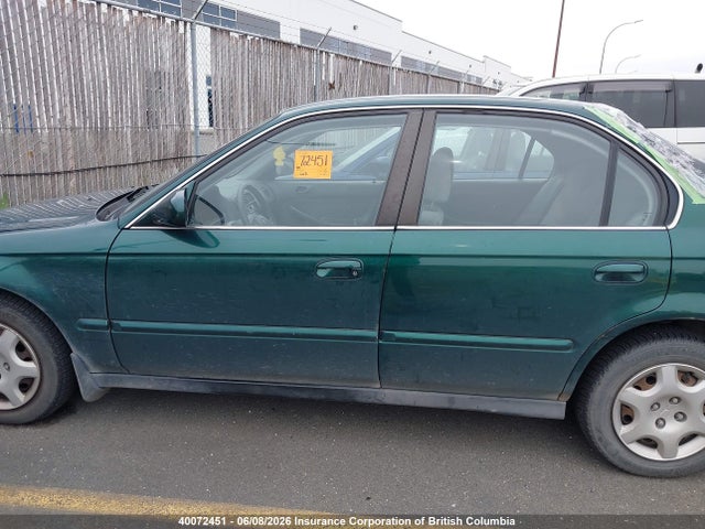 1999 Honda Civic მანქანა იყიდება აუქციონზე, vin: 2HGEJ6681XH918463, აუქციონის ნომერი: 40072451