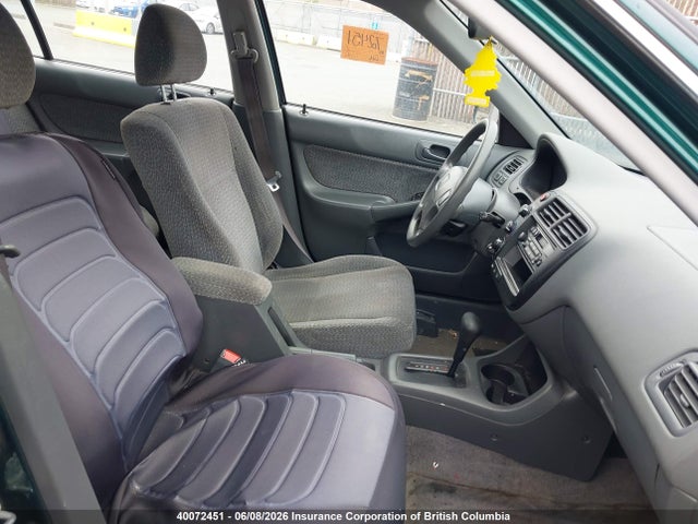1999 Honda Civic მანქანა იყიდება აუქციონზე, vin: 2HGEJ6681XH918463, აუქციონის ნომერი: 40072451