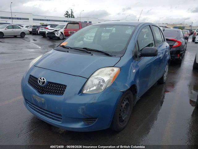40072459 :رقم المزاد ، JTDKT923975134112 vin ، 2007 Toyota Yaris مزاد بيع