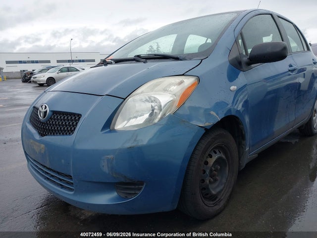 40072459 :رقم المزاد ، JTDKT923975134112 vin ، 2007 Toyota Yaris مزاد بيع