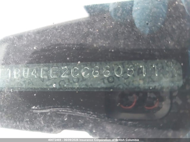 Aukcja sprzedaży 2012 Toyota Corolla S/le, vin: 2T1BU4EE2CC880511, numer aukcji: 40072469