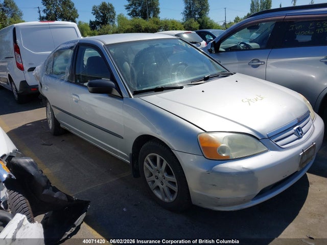 40071420 :رقم المزاد ، 2HGES16463H913413 vin ، 2003 Honda Civic Dx مزاد بيع