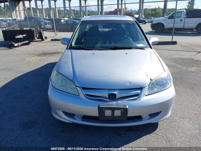2005 Honda Civic მანქანა იყიდება აუქციონზე, vin: 2HGES16615H019470, აუქციონის ნომერი: 40072508