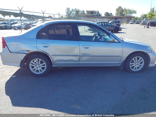 2005 Honda Civic მანქანა იყიდება აუქციონზე, vin: 2HGES16615H019470, აუქციონის ნომერი: 40072508
