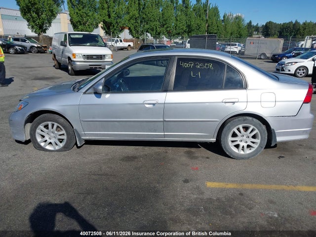 2005 Honda Civic მანქანა იყიდება აუქციონზე, vin: 2HGES16615H019470, აუქციონის ნომერი: 40072508