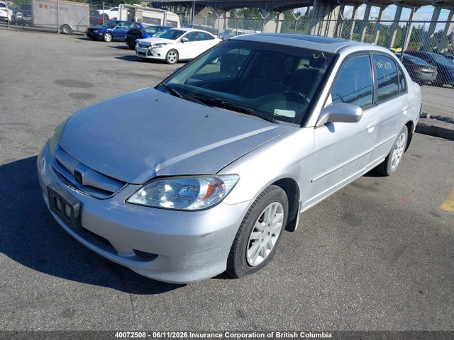 2005 Honda Civic მანქანა იყიდება აუქციონზე, vin: 2HGES16615H019470, აუქციონის ნომერი: 40072508
