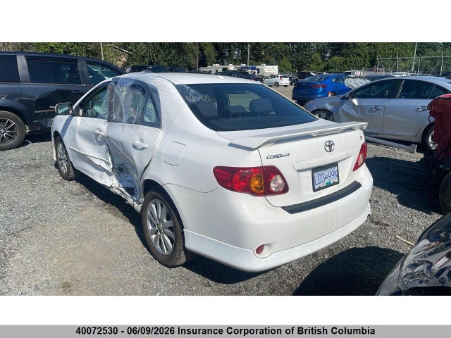 40072530 :رقم المزاد ، 2T1BU40E09C052943 vin ، 2009 Toyota Corolla S/le/xle مزاد بيع