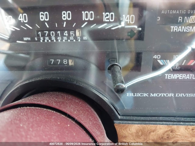 1994 Buick Century Special მანქანა იყიდება აუქციონზე, vin: 1G4AG53M1R6480289, აუქციონის ნომერი: 40072538