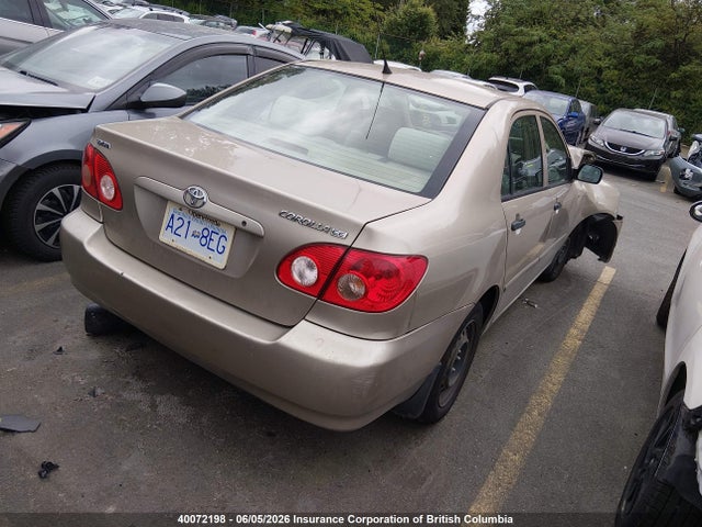Aukcja sprzedaży 2005 Toyota Corolla Ce/le/s, vin: 2T1BR32E95C893792, numer aukcji: 40072198