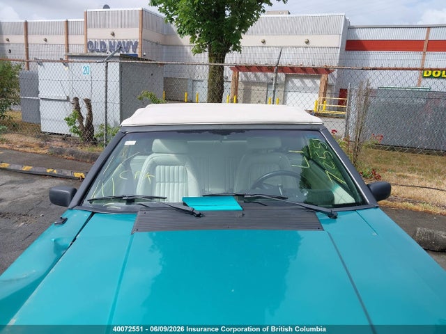 40072551 :رقم المزاد ، 1FACP44E8NF135615 vin ، 1992 Ford Mustang Lx مزاد بيع