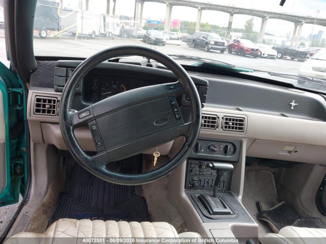 40072551 :رقم المزاد ، 1FACP44E8NF135615 vin ، 1992 Ford Mustang Lx مزاد بيع