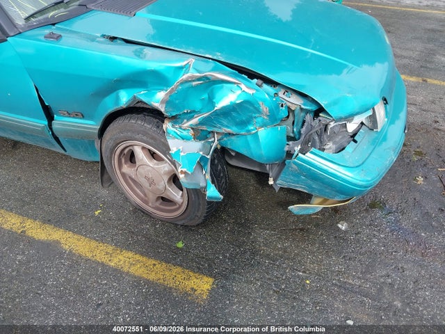 40072551 :رقم المزاد ، 1FACP44E8NF135615 vin ، 1992 Ford Mustang Lx مزاد بيع