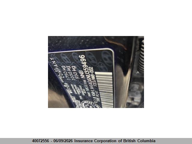 2022 Hyundai Elantra Sel მანქანა იყიდება აუქციონზე, vin: KMHLM4AG6NU359496, აუქციონის ნომერი: 40072556