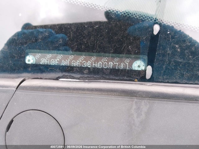 Aukcja sprzedaży 2006 Honda Civic, vin: 2HGFA16536H007711, numer aukcji: 40072591