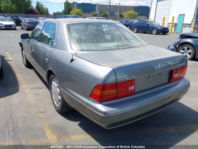 1996 Lexus Ls 400 მანქანა იყიდება აუქციონზე, vin: JT8BH22F8T0044474, აუქციონის ნომერი: 40072597