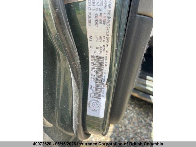 Aukcja sprzedaży 2003 Jeep Grand Cherokee Overland, vin: 1J8GW68J43C615109, numer aukcji: 40072620