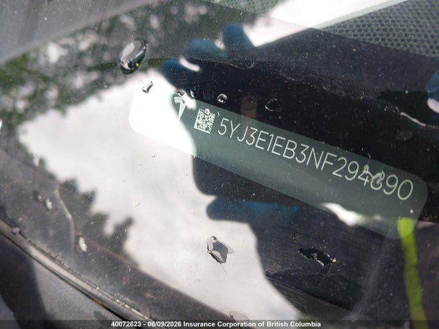 Tesla MODEL 3 2022 5YJ3E1EB3NF294890 Image 19