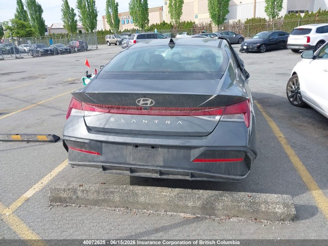 40072625 :رقم المزاد ، KMHLM4DG0SU094159 vin ، 2025 Hyundai Elantra Sel Sport مزاد بيع