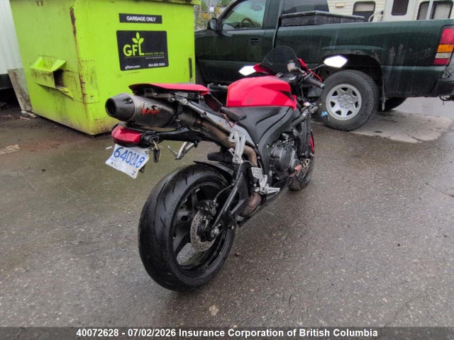 Продаж на аукціоні авто 2007 Honda Cbr600 Rr, vin: JH2PC40247M000642, номер лоту: 40072628