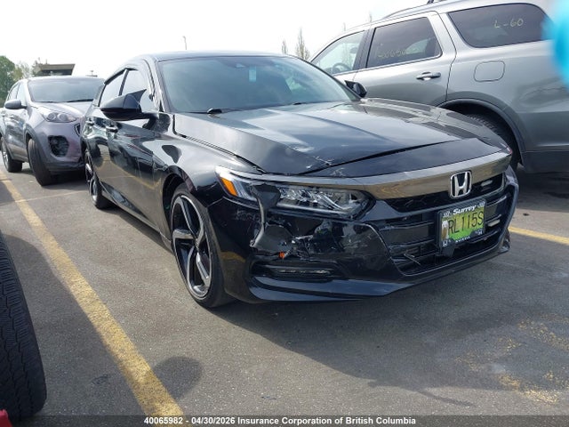 40065982 :رقم المزاد ، 1HGCV1F35JA808346 vin ، 2018 Honda Accord Sport مزاد بيع