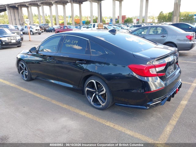 40065982 :رقم المزاد ، 1HGCV1F35JA808346 vin ، 2018 Honda Accord Sport مزاد بيع