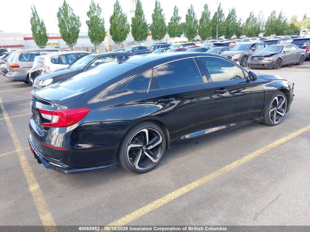 40065982 :رقم المزاد ، 1HGCV1F35JA808346 vin ، 2018 Honda Accord Sport مزاد بيع