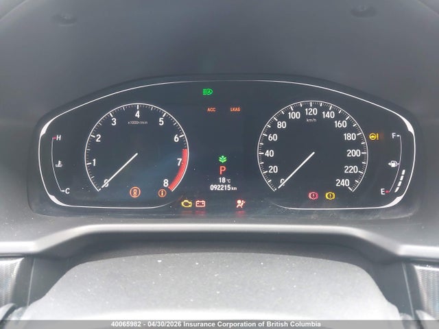 40065982 :رقم المزاد ، 1HGCV1F35JA808346 vin ، 2018 Honda Accord Sport مزاد بيع