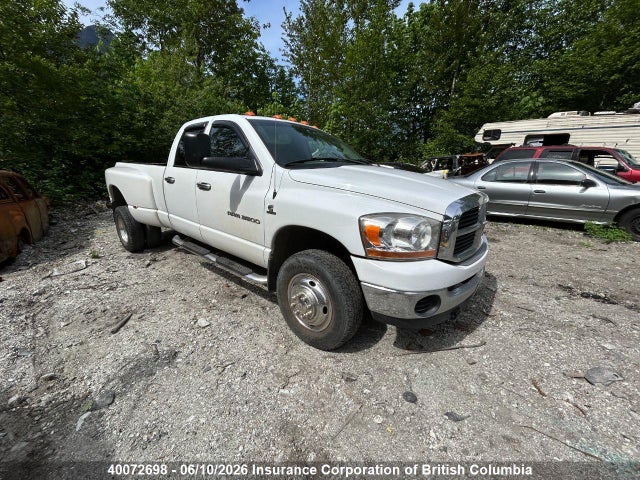 40072698 :رقم المزاد ، 3D7MX48C86G193138 vin ، 2006 Dodge Ram 3500 St/slt مزاد بيع