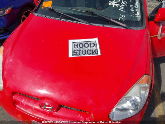 40072725 :رقم المزاد ، KMHCN35C47U041426 vin ، 2007 Hyundai Accent Gs مزاد بيع
