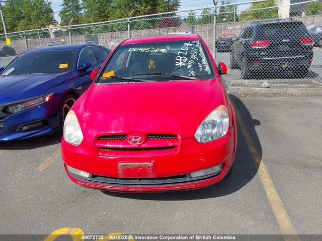 40072725 :رقم المزاد ، KMHCN35C47U041426 vin ، 2007 Hyundai Accent Gs مزاد بيع