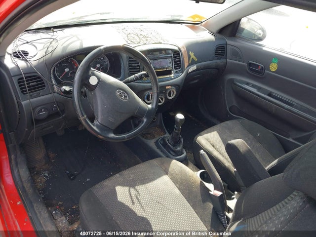 40072725 :رقم المزاد ، KMHCN35C47U041426 vin ، 2007 Hyundai Accent Gs مزاد بيع