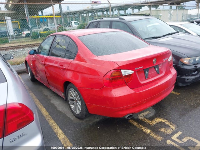 2008 Bmw 328xi მანქანა იყიდება აუქციონზე, vin: WBAVA760X0NL29999, აუქციონის ნომერი: 40070094