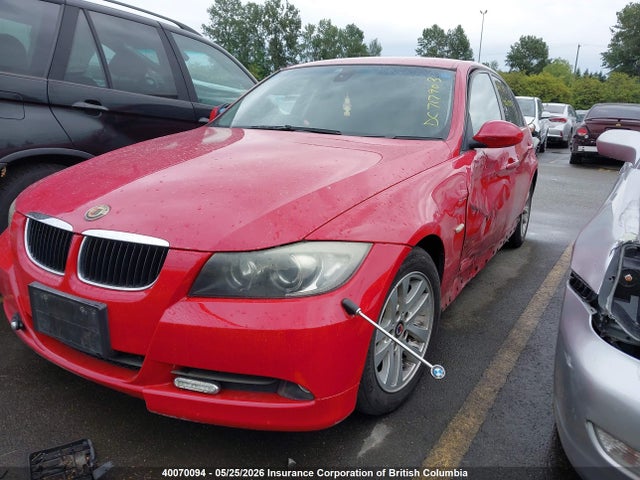 2008 Bmw 328xi მანქანა იყიდება აუქციონზე, vin: WBAVA760X0NL29999, აუქციონის ნომერი: 40070094