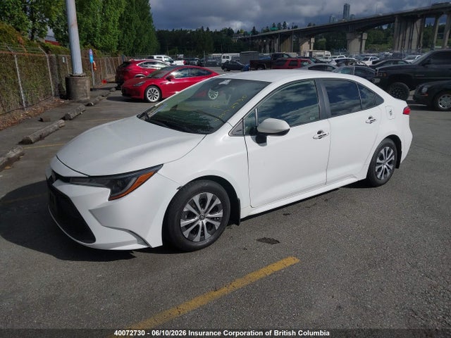 Aukcja sprzedaży 2022 Toyota Corolla Hybrid Base W/li Battery, vin: JTDBBMBE7N3501850, numer aukcji: 40072730
