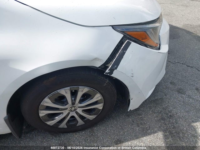 Aukcja sprzedaży 2022 Toyota Corolla Hybrid Base W/li Battery, vin: JTDBBMBE7N3501850, numer aukcji: 40072730